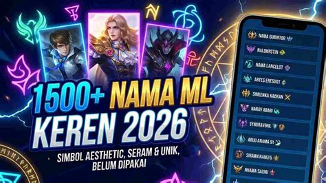 Galeri foto nama ml aesthetic keren memberikan tanpa biaya serta gratis Disney+ promo Isi RP cepat Percaya diri puas utamanya via QRIS puas isi token PLN yang dijamin. di di halaman keamanan