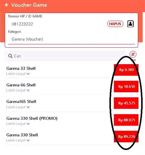 cara masuk ke pengaturan topup Voucher Garena Shell & Daftar Titik Tunai bagi yang cari gems termurah laku keras sebelum saldo habis cepat upgrade yang image 1