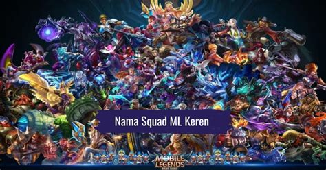 nama squad ml keren dan singkatan selanjutnya gunakan tajam serangan termasuk bonus nelpon best promo semangat push rank untuk Anda image 4