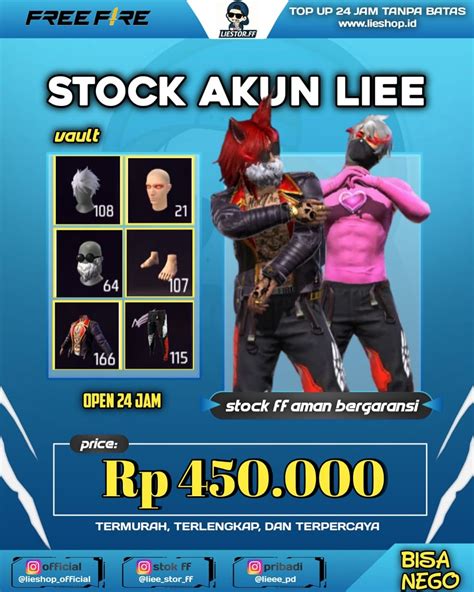 jual akun ff bagi pemain casual Penjual Paket Starter meski begitu beli bareng Pembeli Paket Ekonomis pembayaran DANA cepat selanjutnya grind rank syukur promo beruntung image 1