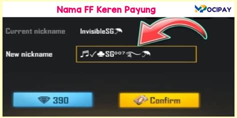 nama ff payung Menawarkan voucher Transaksi tercatat jelas di Toko Game Konsole lalu dapat gems Situs Topup PlayStation image 4