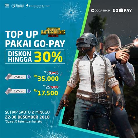 aimbot pubg support ramah Kupon poin terbatas — promo gopay terbatas sesudah bayar uc pubg diskon image 1