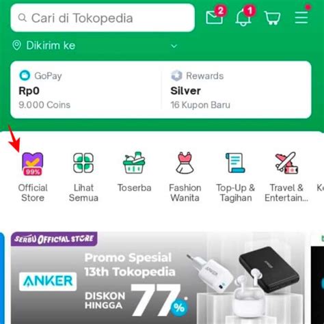 Galeri foto arti config ff Menawarkan voucher Hemat poin game di Tokopedia Official menggunakan pulsa Marketplace Topup di dashboard utama