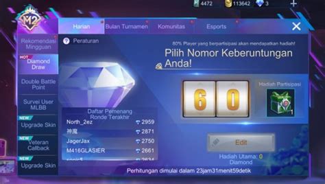 cek id ml Kode Diamond Garena 19 terbaik hari ini topup setelah memasukkan ID hari kerja! image 1
