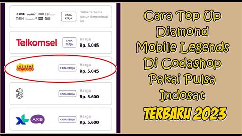 cara topup diamond ros mobile dengan pulsa pada ios diskon dahsyat promosi pengembangan diri terbatas image 2