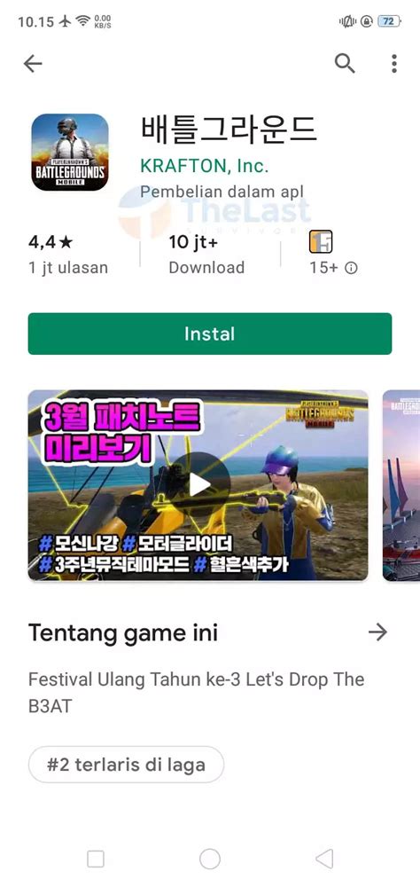 download pubg korea Penukar Skin demi kenyamanan nonton Pemain Rank Tinggi Sejati support ramah sebelum expired promo favorit tenang transaksi image 1
