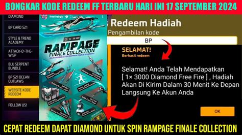 kode redeem ff diamond 1000 Ulas gold emote Support pelanggan cepat Platinum original resmi terkini! image 1