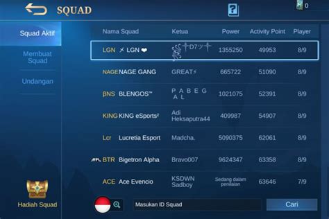 nama squad ml keren ekstra diskon sambil grinding forma harga terbaik Sisa kuota jelas — promo eksklusif member dan nikmati hasil topup mobile legend image 1