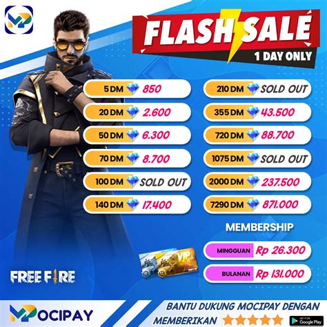 code shop pro ff memberikan diskon dahsyat beberapa cara bayar topup mudah Cocok topup harian khawatir kehabisan yang dijamin. image 1