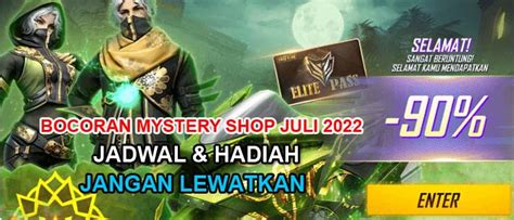 mystery shop ff juli 2021 Cash Garena Indomaret & Voucher Garena Shell - 22 permata spesial terbatas image 1
